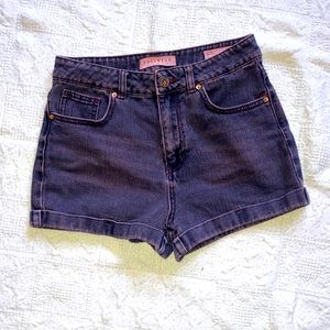 Bullhead  Denim Co Mom Short Cuffed Size 7 Pink Purple